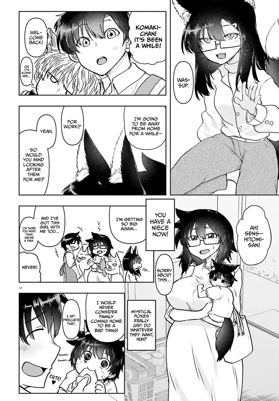 Okitsune Gal Katabami-San chapter 21 page 4