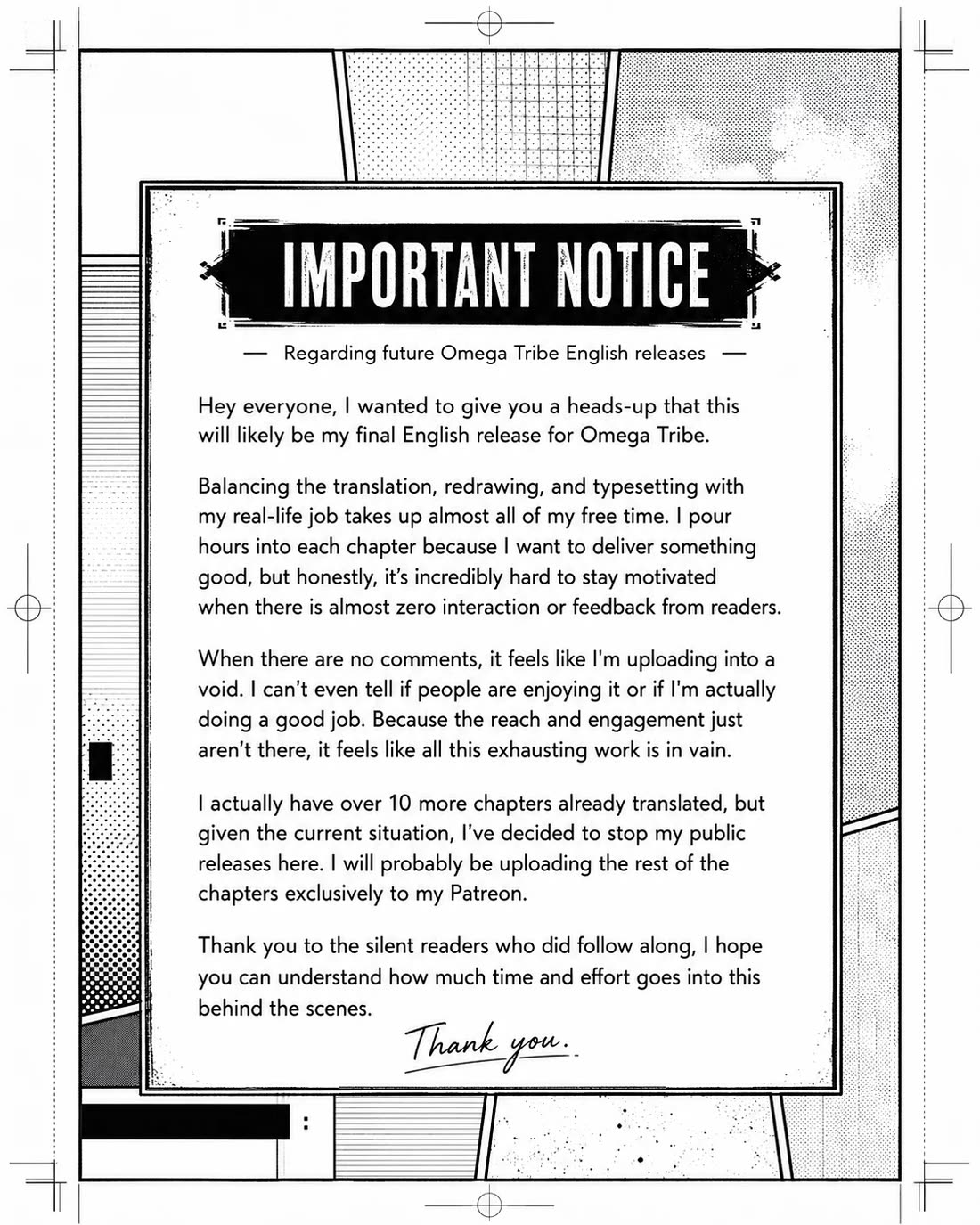 Omega Tribe chapter 45 page 1