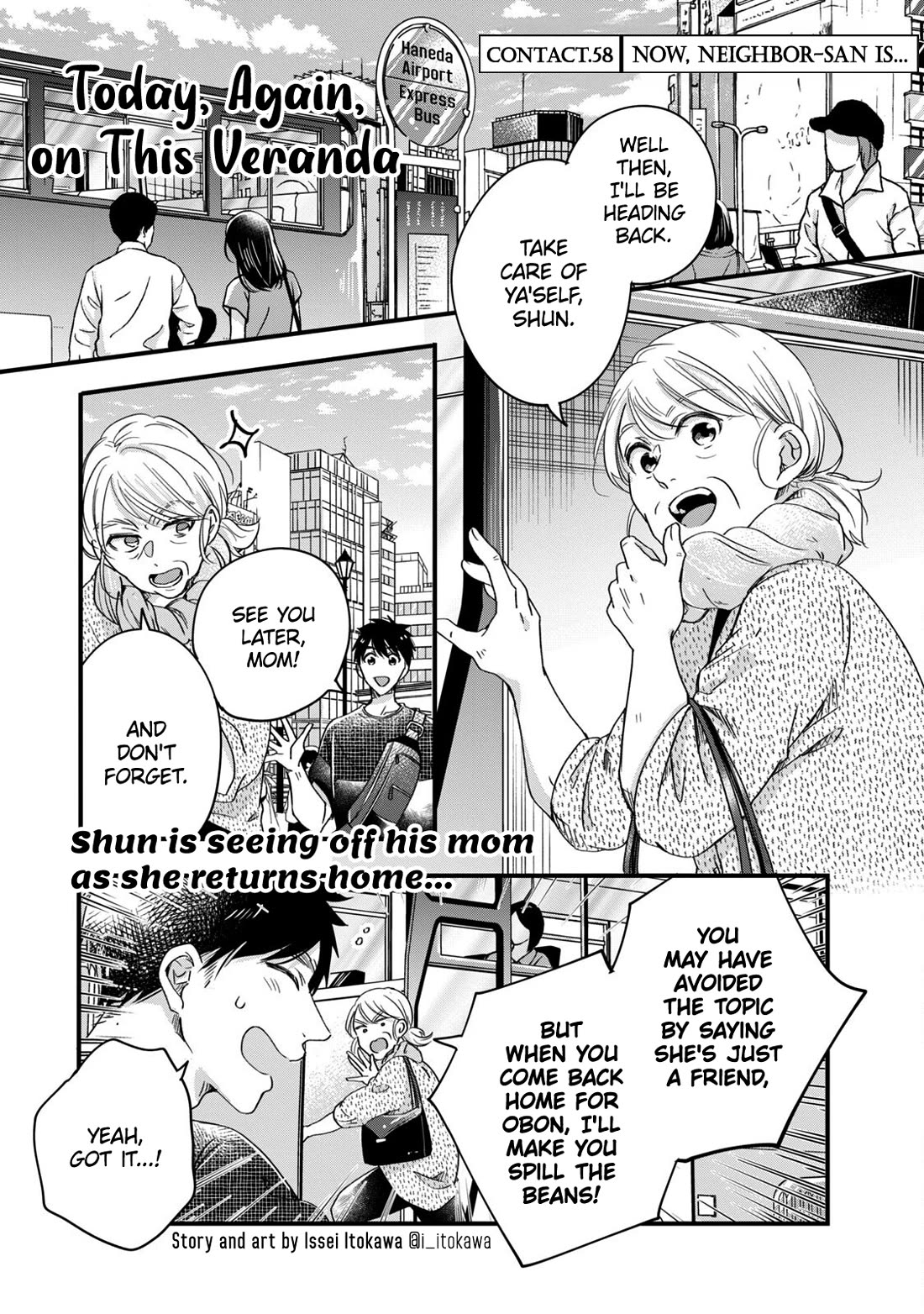 On the Balcony Again Today chapter 58 page 1