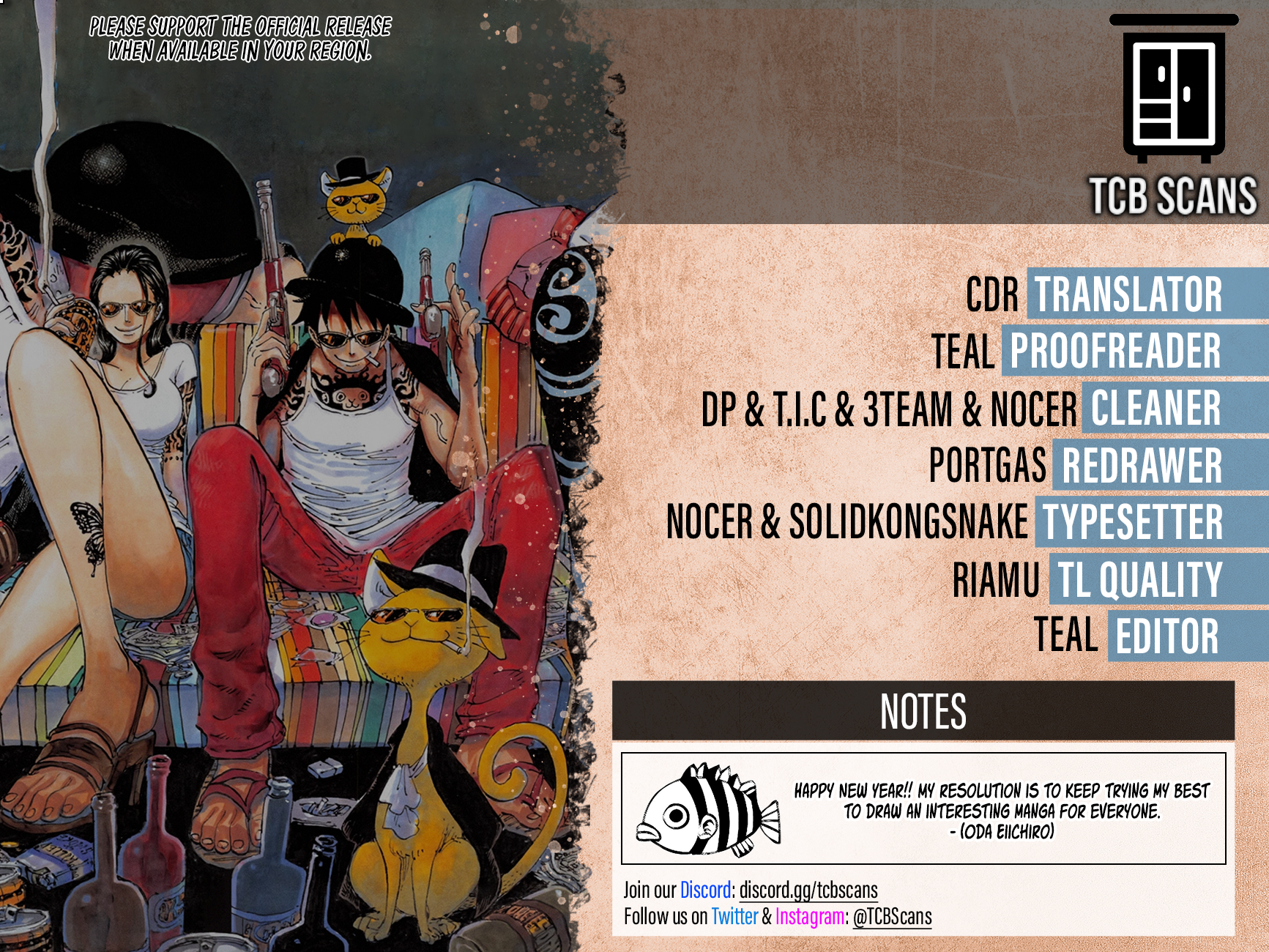 One Piece chapter 1071 page 2