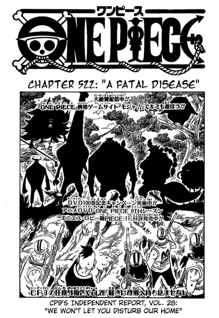 One Piece chapter 522 page 1