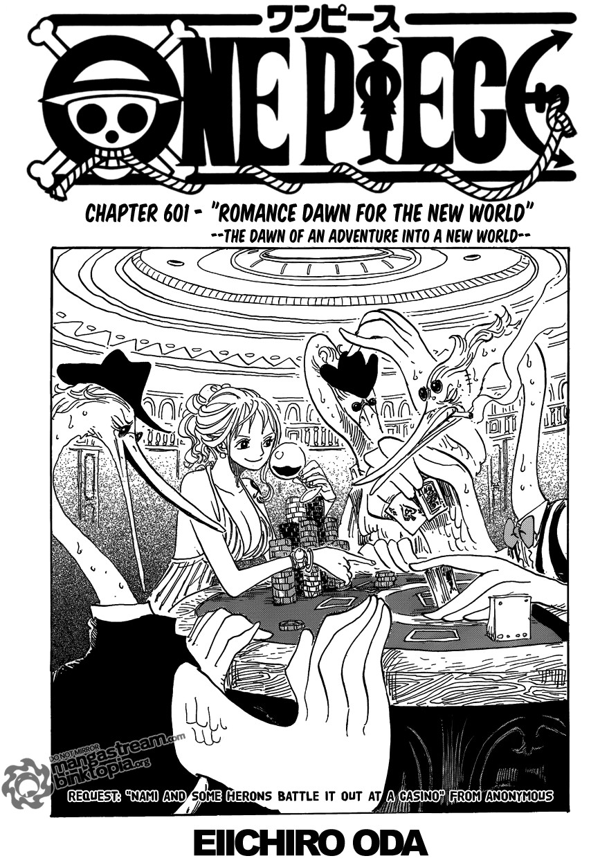 One Piece chapter 601 page 1