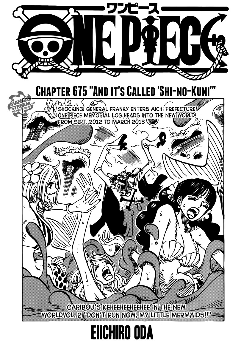 One Piece chapter 675 page 1