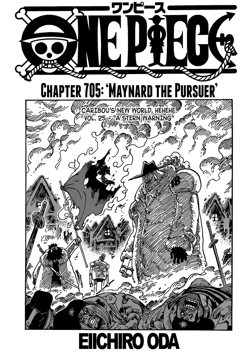 One Piece chapter 705 page 1