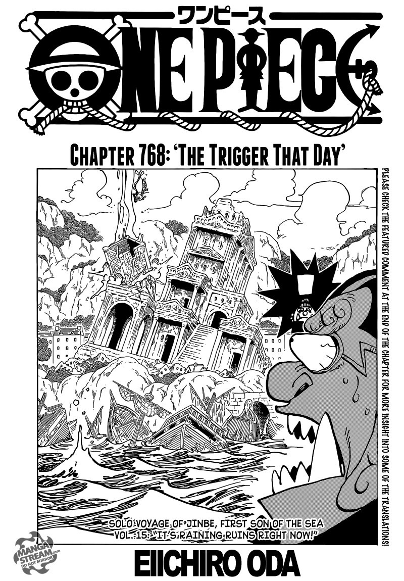 One Piece chapter 768 page 1