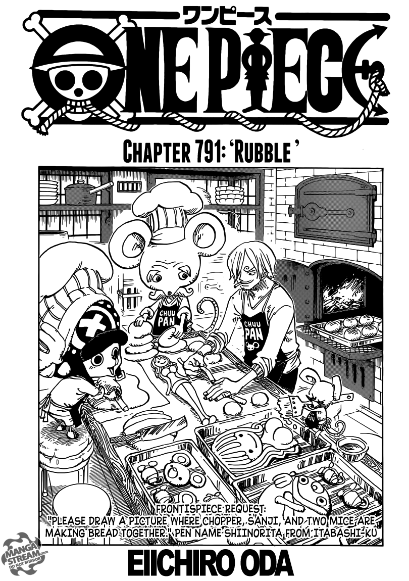 One Piece chapter 791 page 1