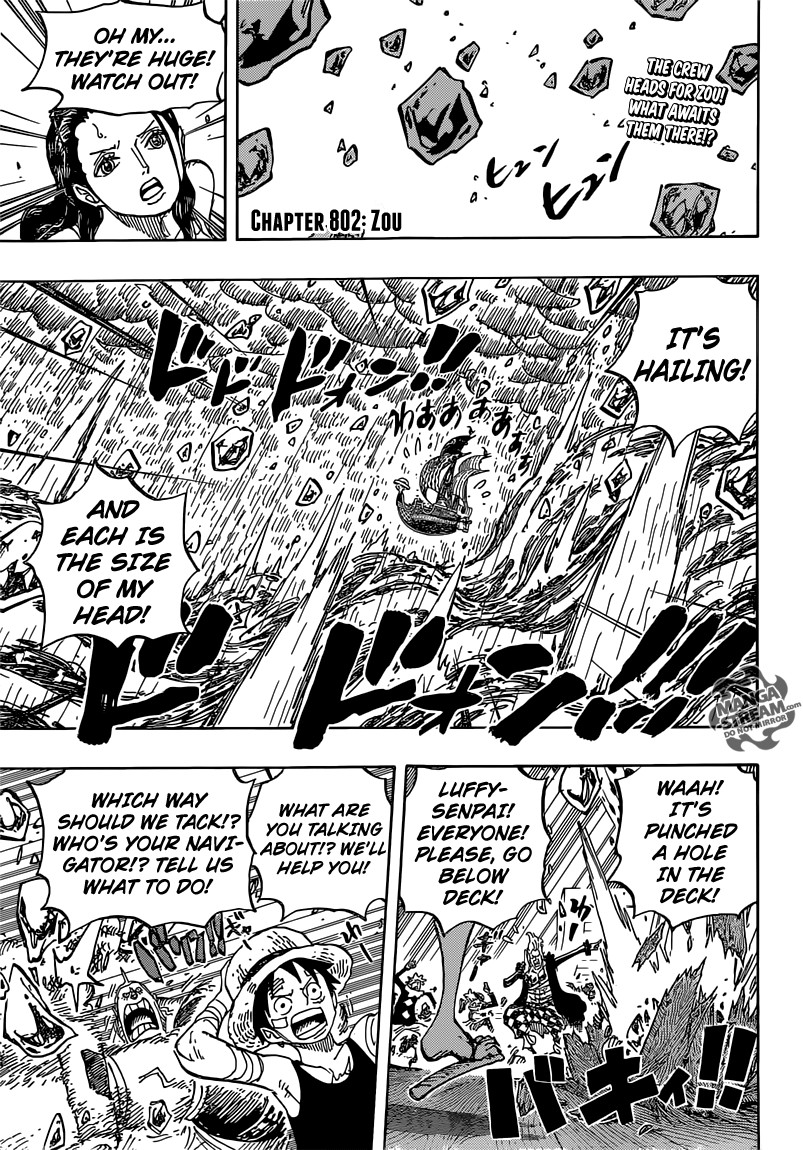 One Piece chapter 802 page 3