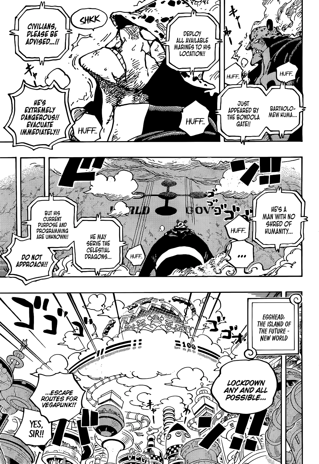 One Piece chapter 1071 page 6