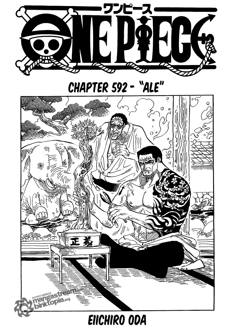 One Piece chapter 592 page 1