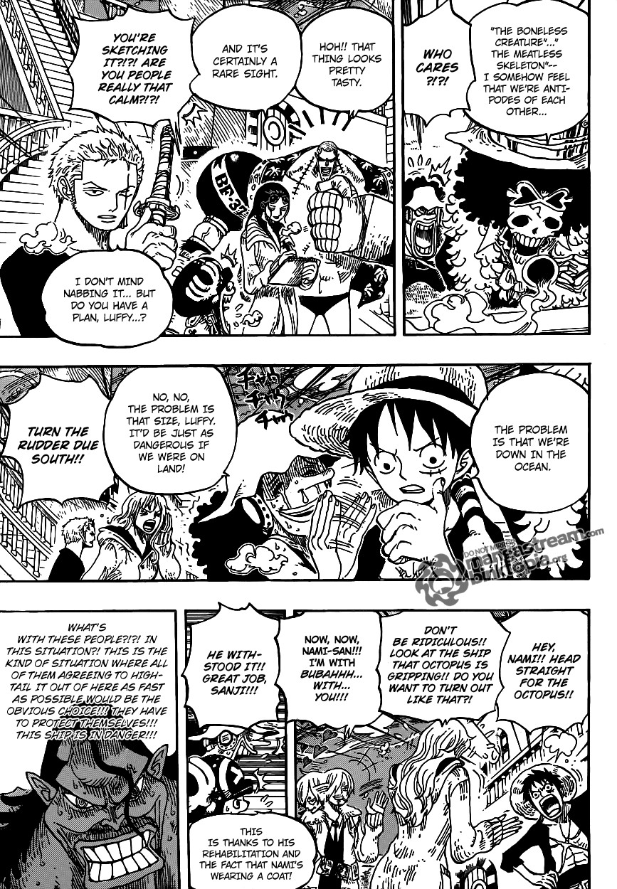 One Piece chapter 605 page 3