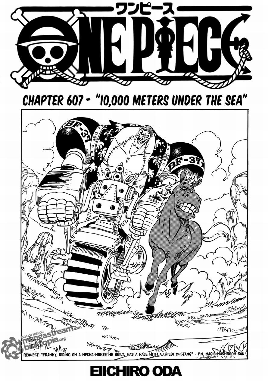 One Piece chapter 607 page 1