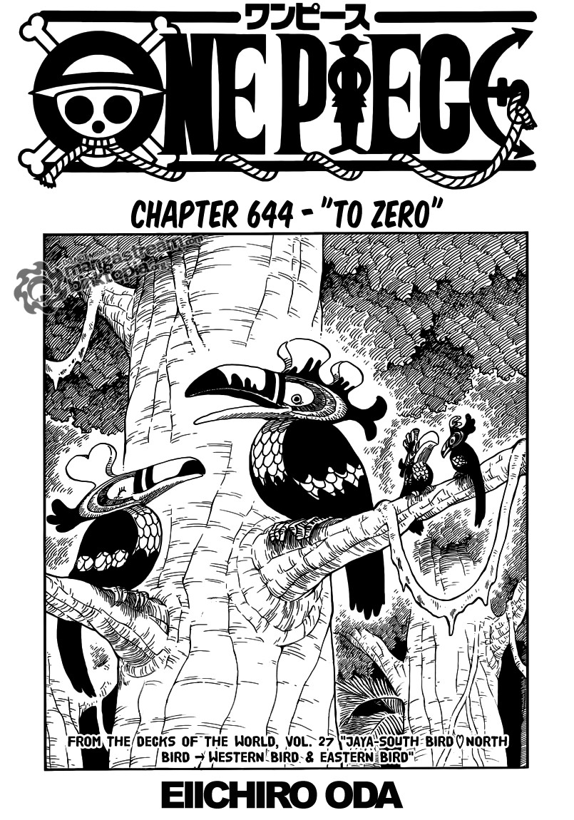 One Piece chapter 644 page 1