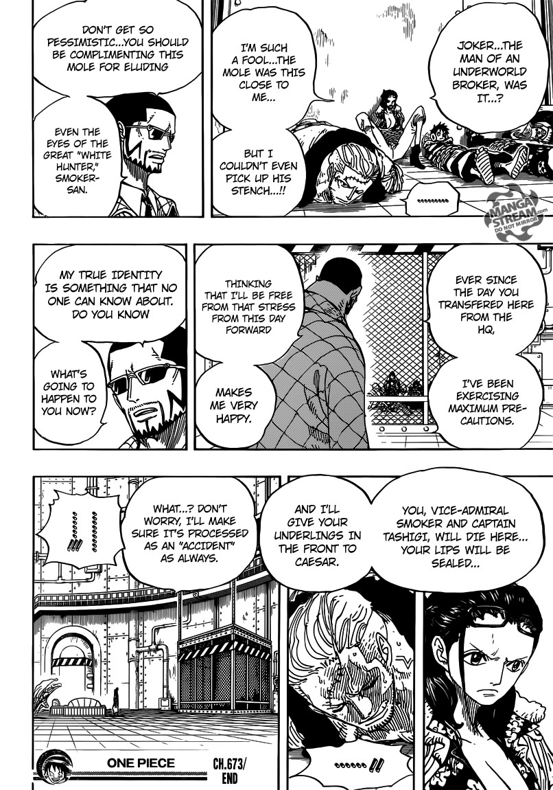One Piece chapter 673 page 21