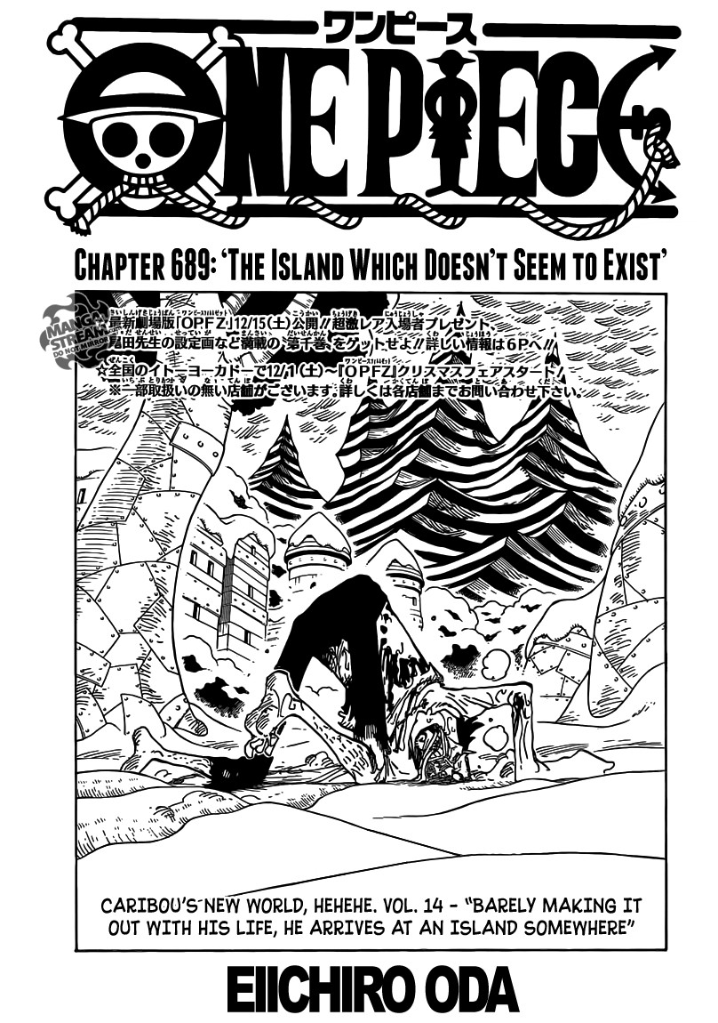 One Piece chapter 689 page 1