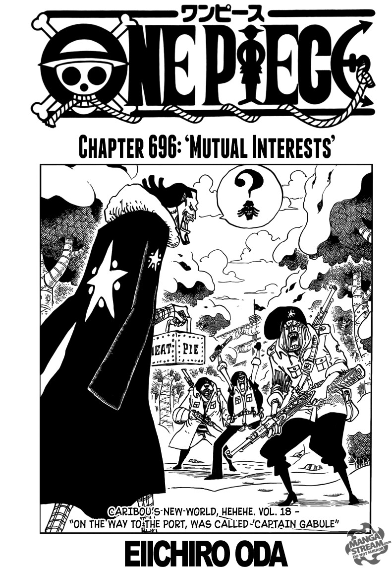 One Piece chapter 696 page 1