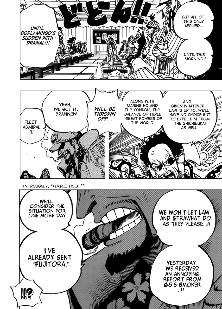 One Piece chapter 700 page 14