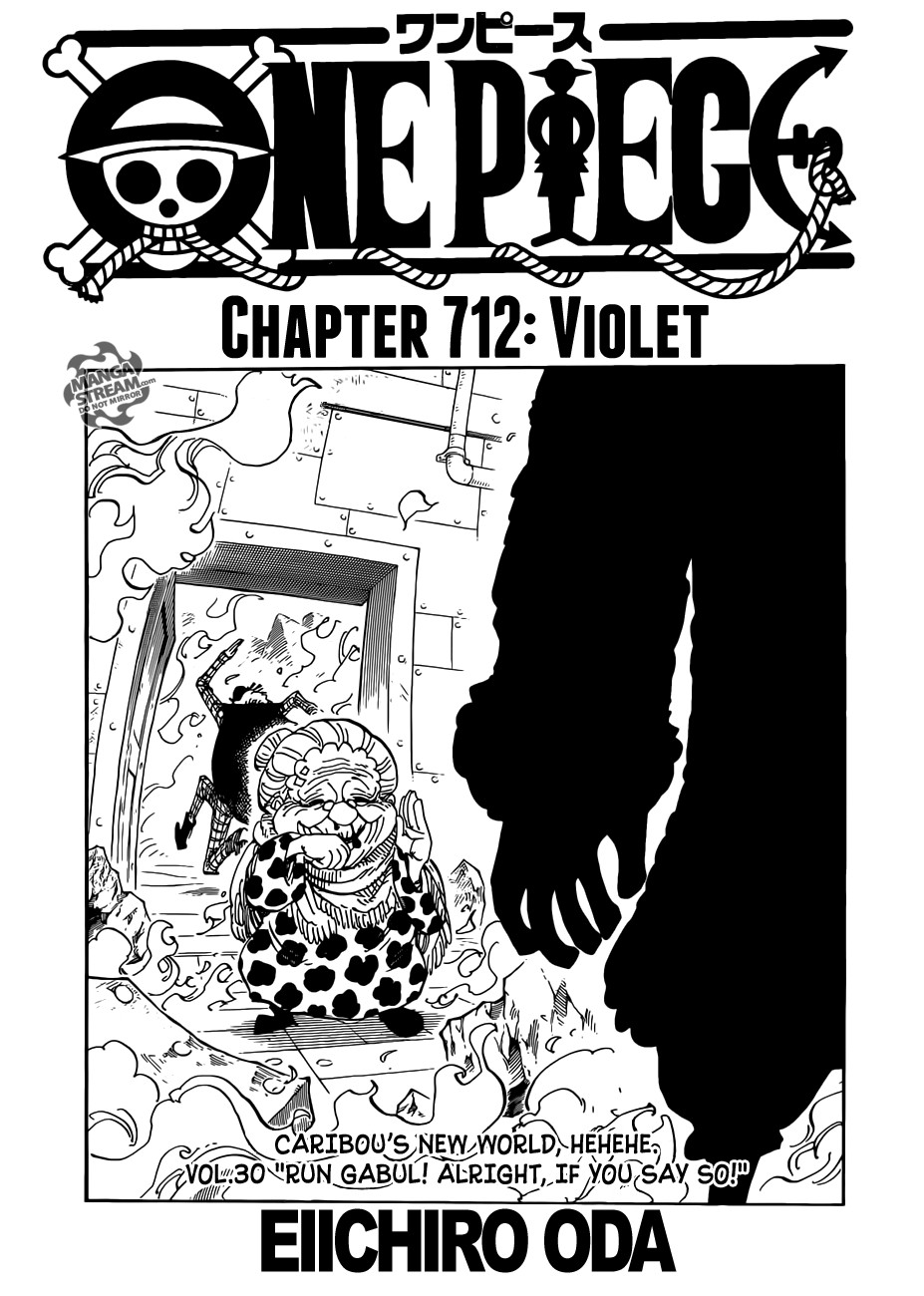 One Piece chapter 712 page 1