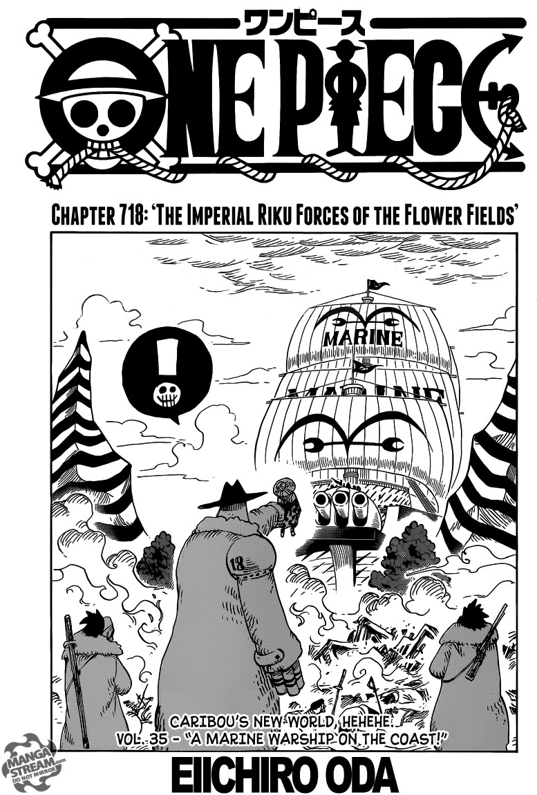 One Piece chapter 718 page 1