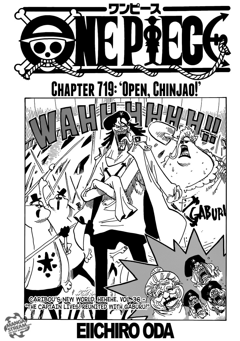 One Piece chapter 719 page 1
