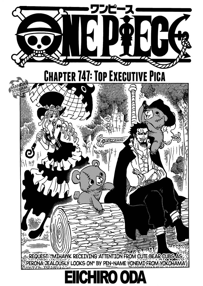 One Piece chapter 747 page 1