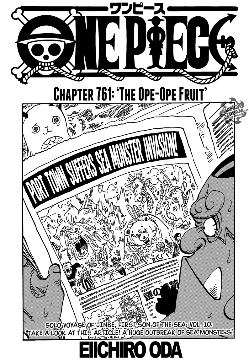 One Piece chapter 761 page 1