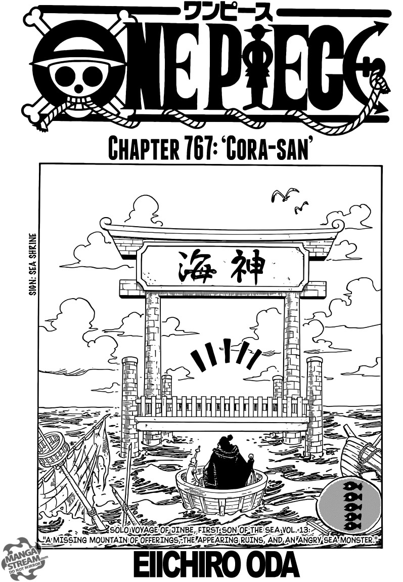 One Piece chapter 767 page 1
