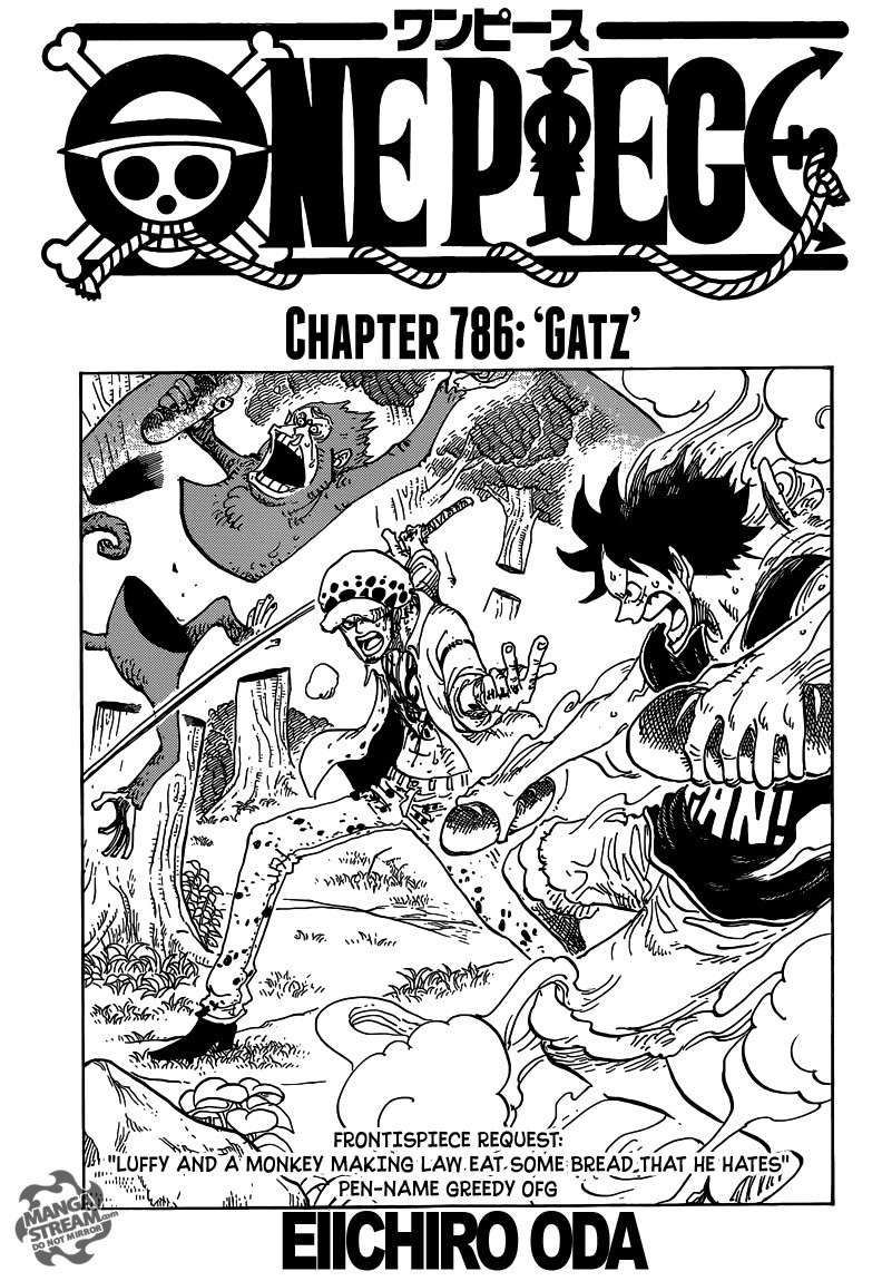 One Piece chapter 786 page 1