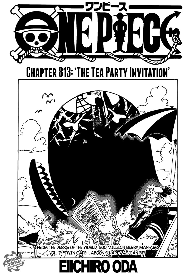 One Piece chapter 813 page 1