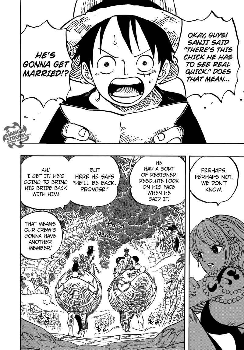 One Piece chapter 814 page 7