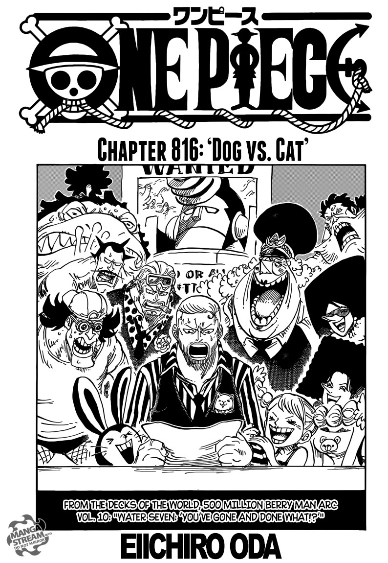 One Piece chapter 816 page 1