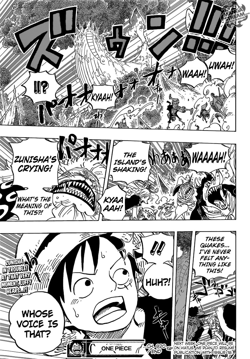 One Piece chapter 820 page 20