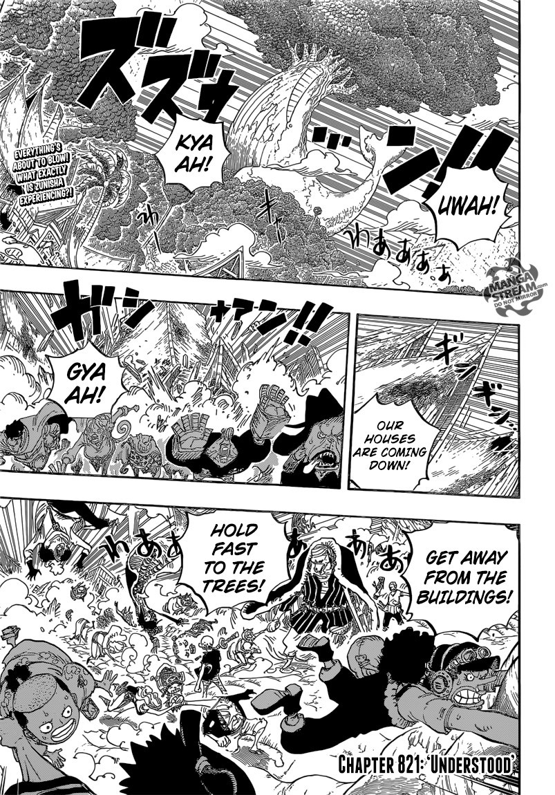 One Piece chapter 821 page 6