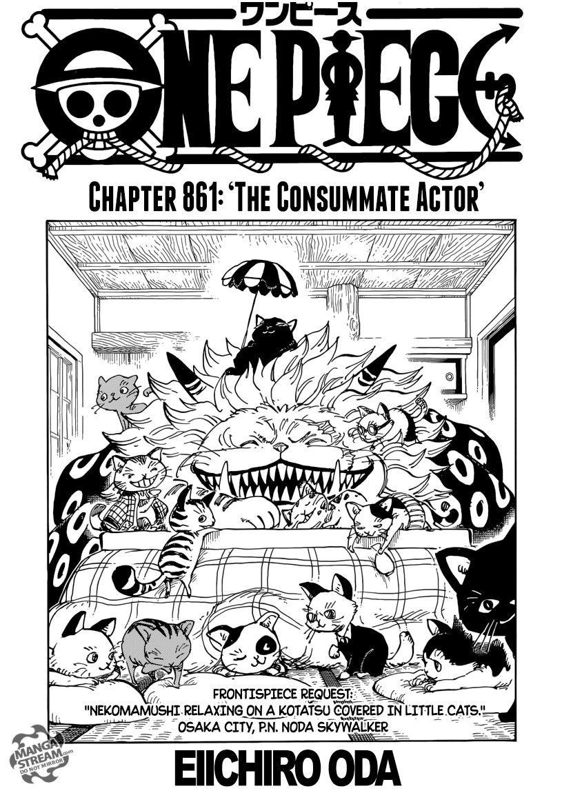 One Piece chapter 861 page 1