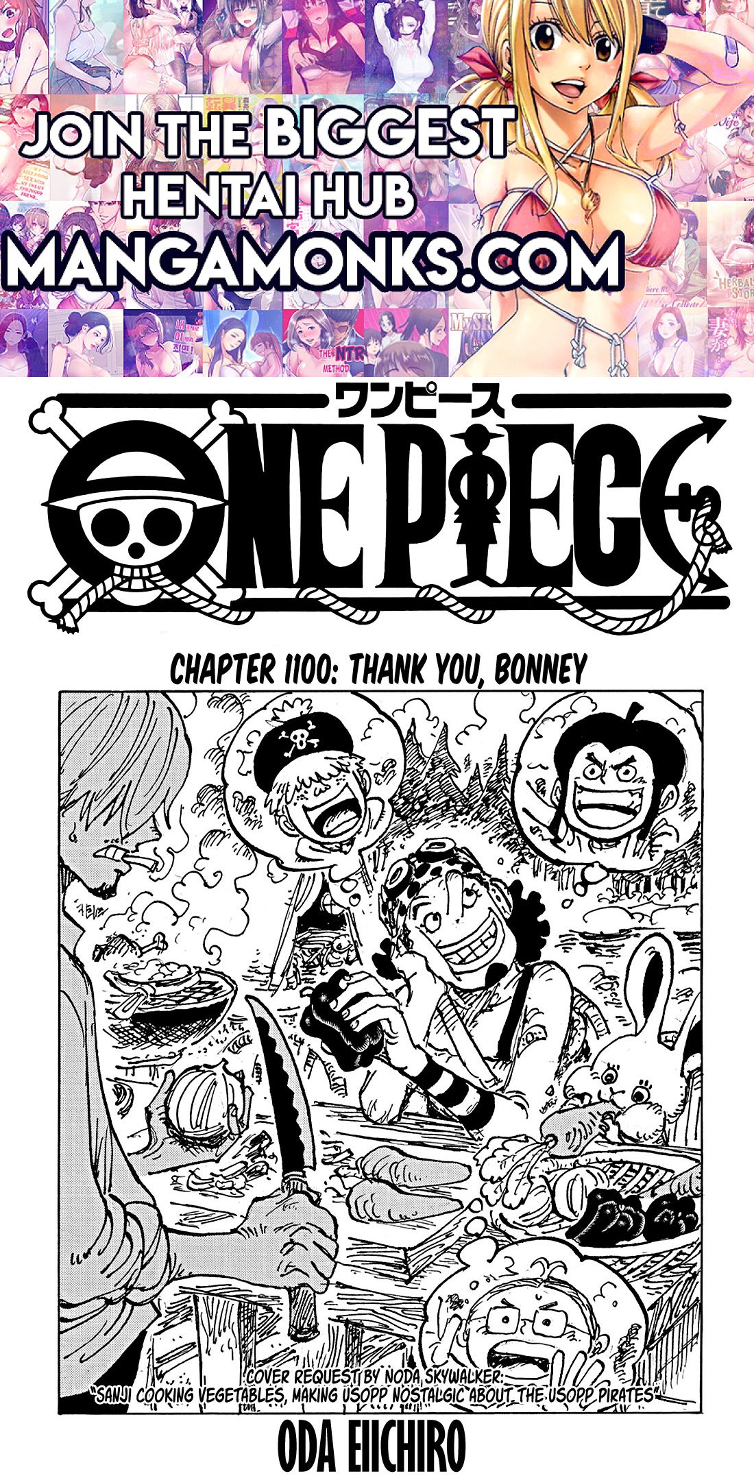 One Piece chapter 1100 page 1