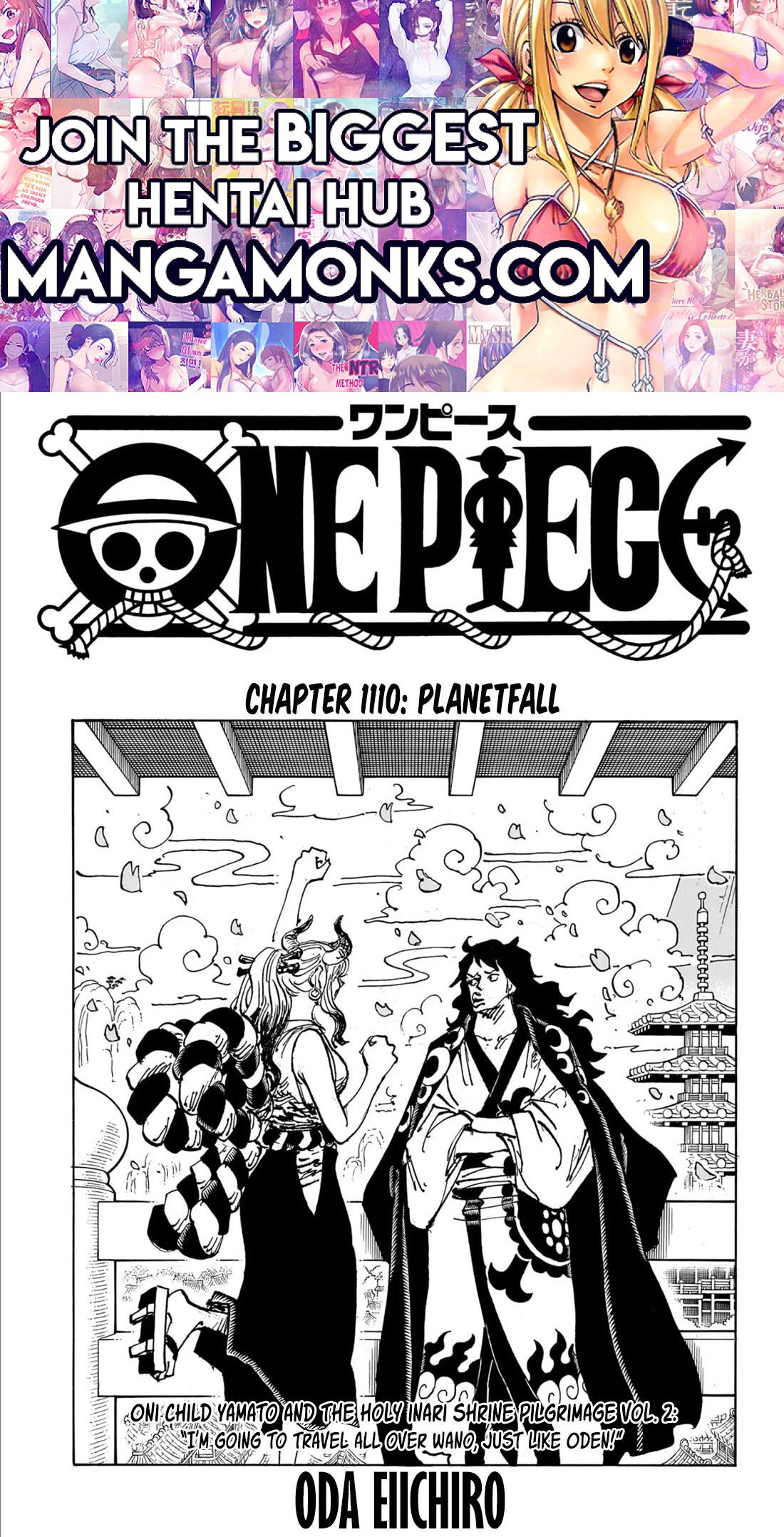 One Piece chapter 1110 page 1