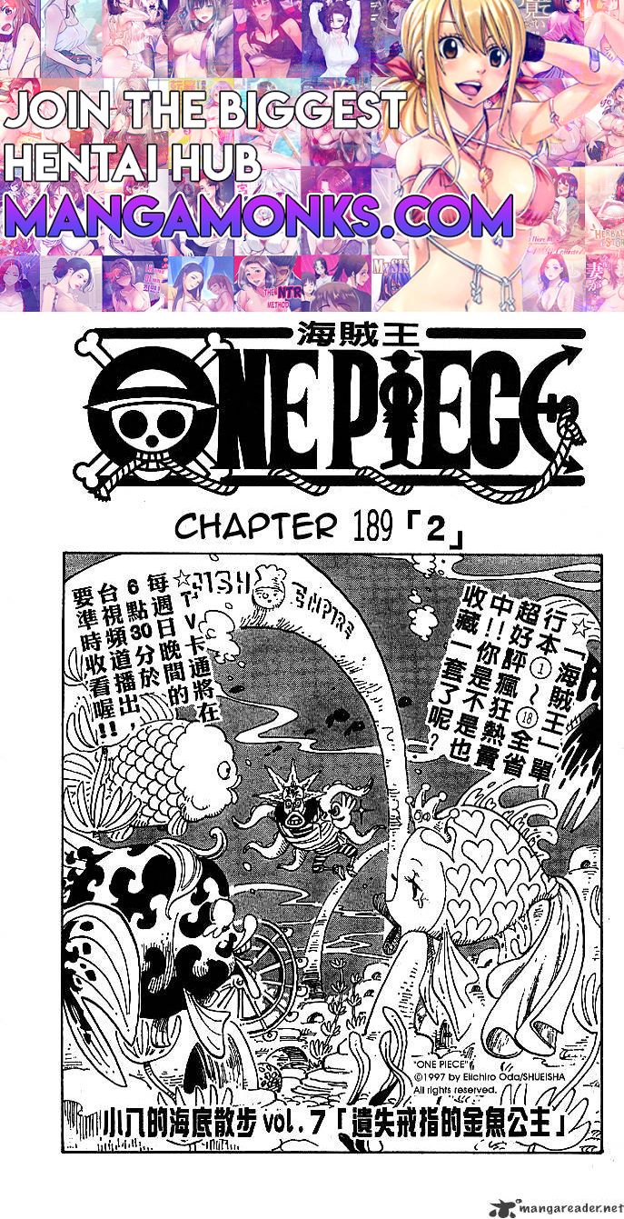 One Piece chapter 189 page 1