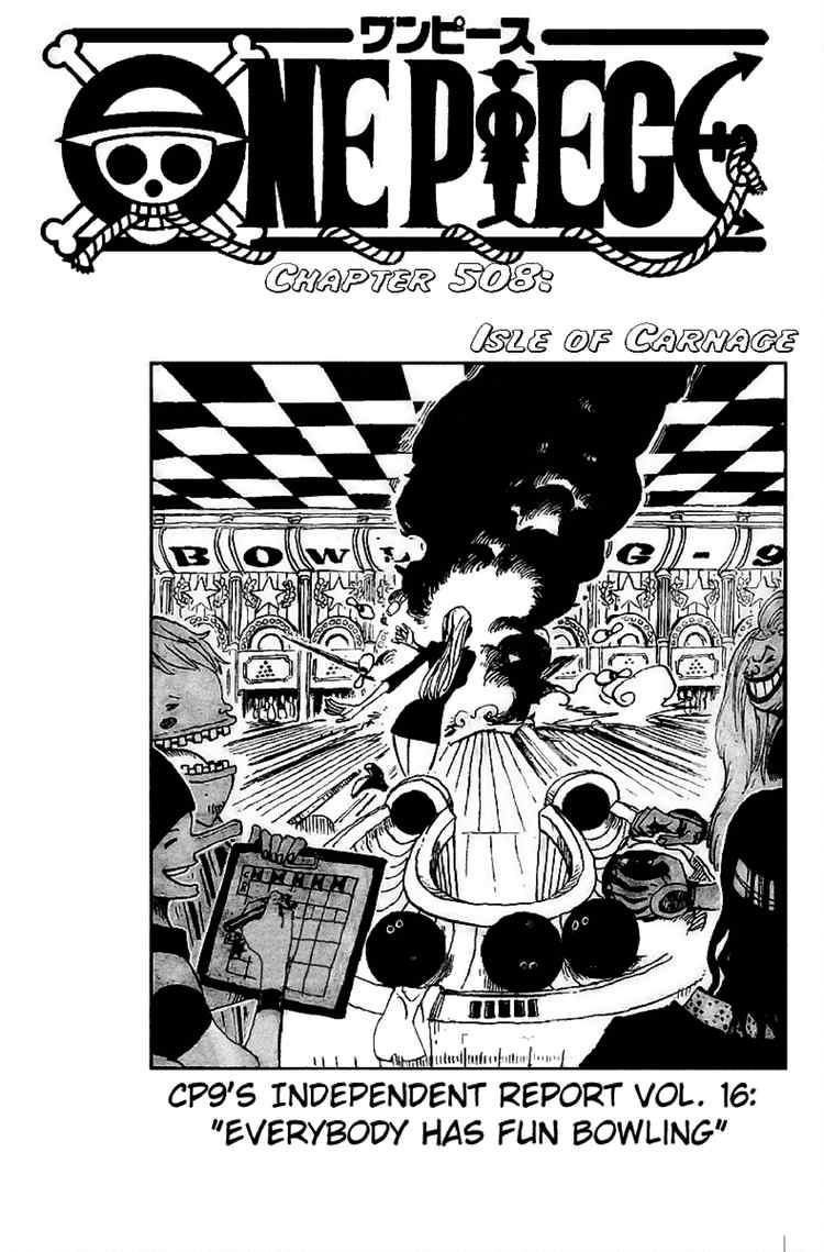 One Piece chapter 508 page 1