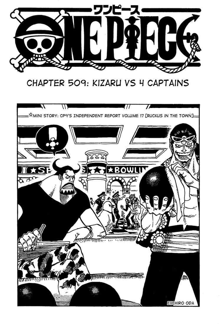 One Piece chapter 509 page 1