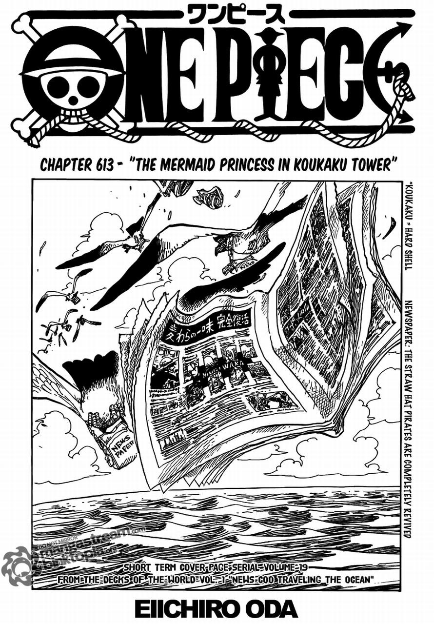 One Piece chapter 613 page 1