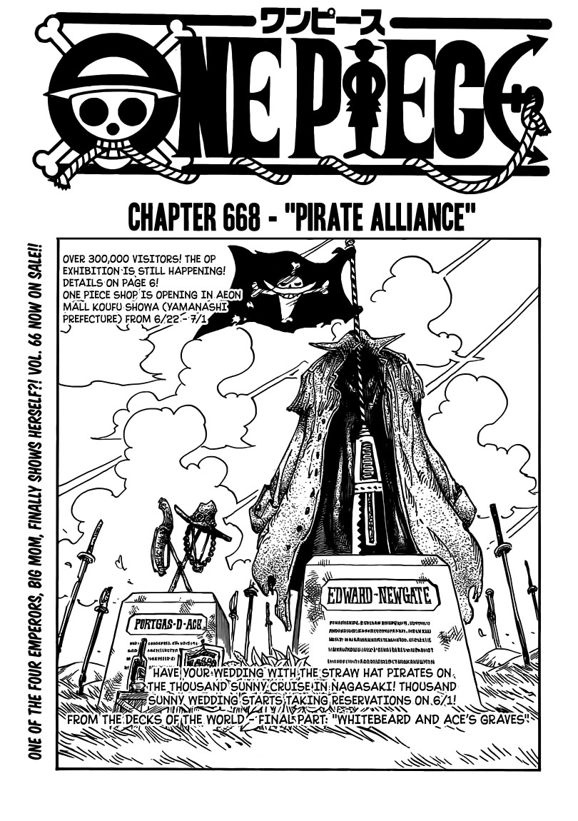 One Piece chapter 668 page 1