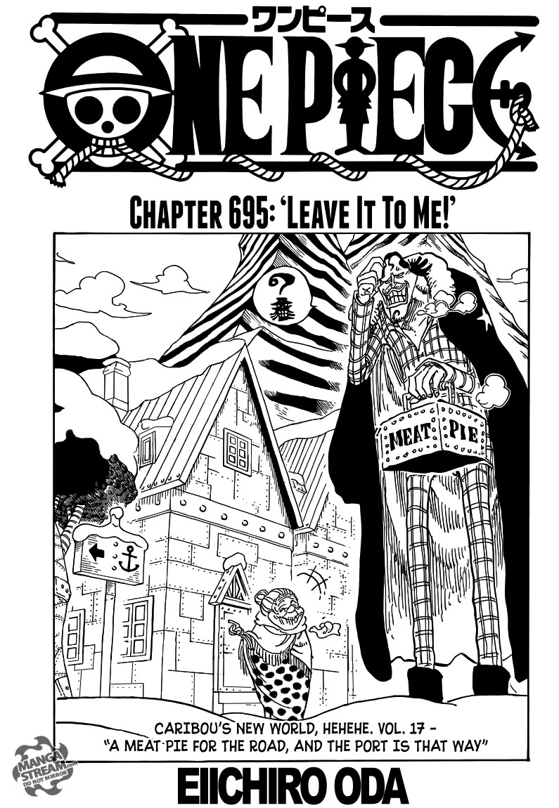 One Piece chapter 695 page 1