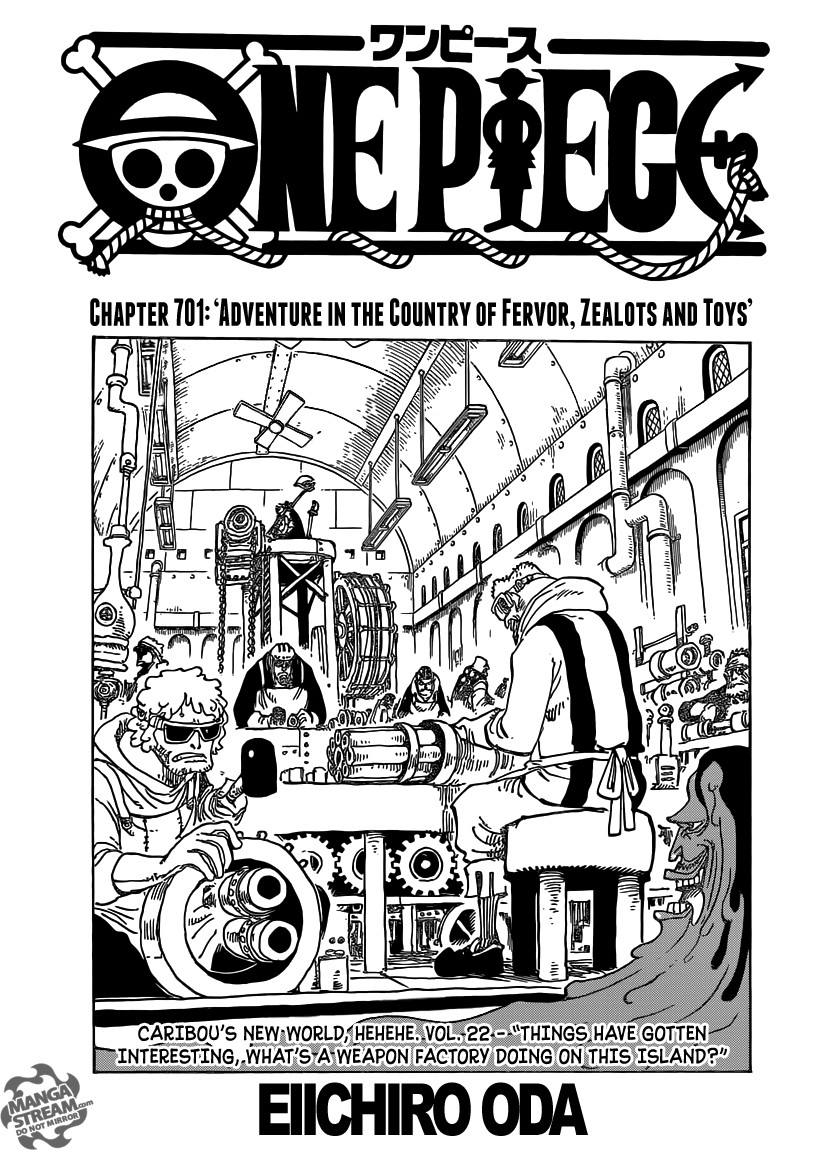 One Piece chapter 701 page 1