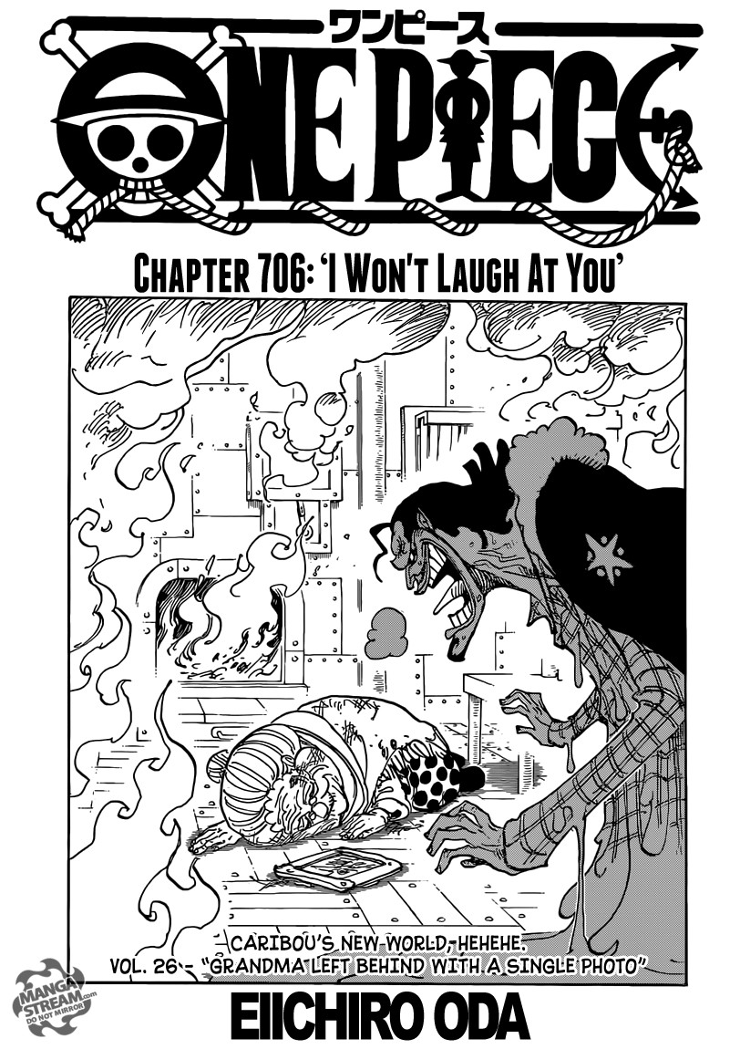 One Piece chapter 706 page 1