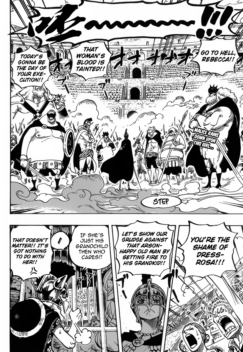 One Piece chapter 722 page 3