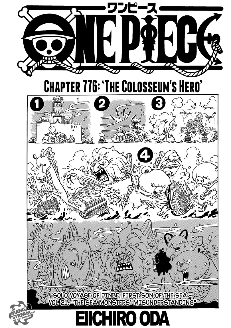 One Piece chapter 776 page 1