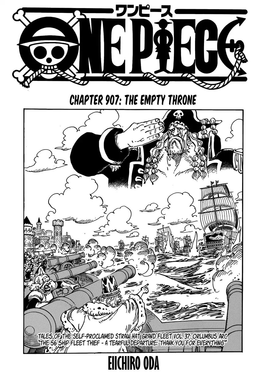 One Piece chapter 907 page 1