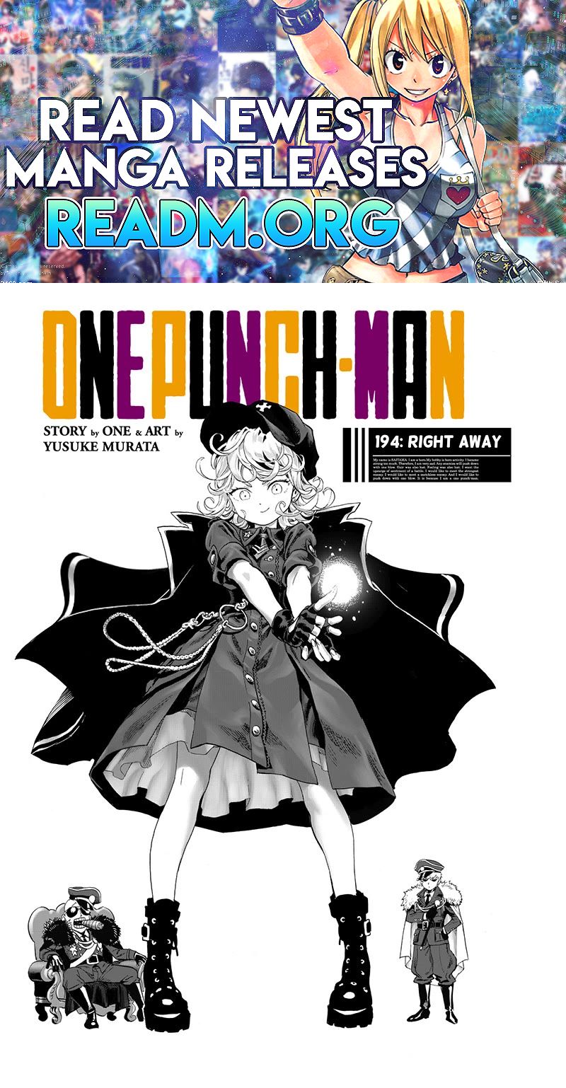 One-Punch Man chapter 194 page 1