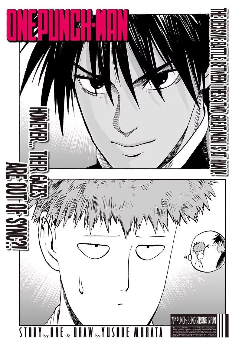 One-Punch Man chapter 70.1 page 1