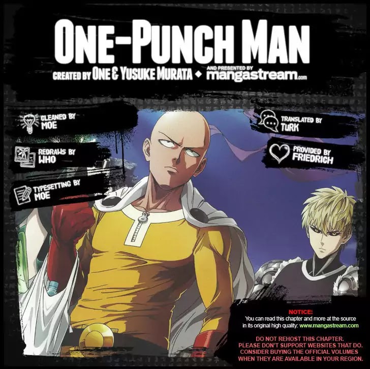 One-Punch Man chapter 62.1 page 1