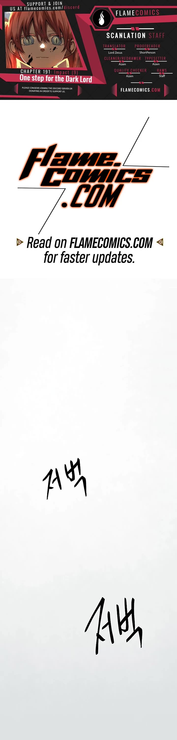 One Step for the Dark Lord chapter 191 page 1